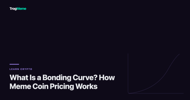 TrogMeme article cover - bonding curve