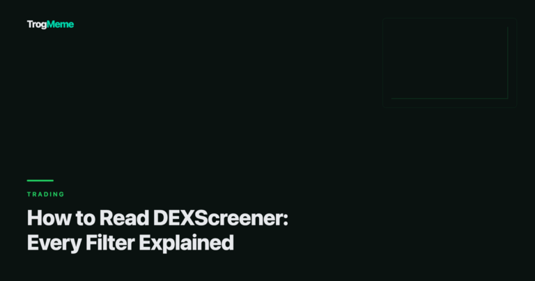 TrogMeme article cover - dexscreener