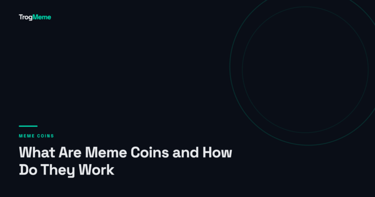 TrogMeme article cover - what are meme coins